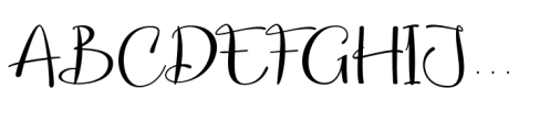 Currator Script Font UPPERCASE