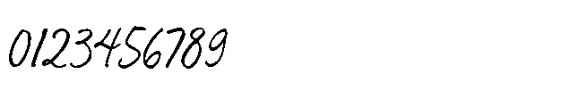 Cursive Amber Font OTHER CHARS