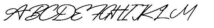 Cursive Holiday Script Font UPPERCASE