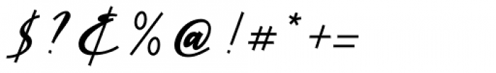 Cursive Signa Script Black Italic Font OTHER CHARS