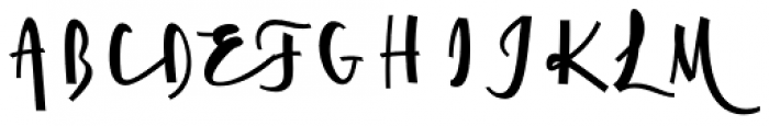 Cursive Signa Script Black Font UPPERCASE