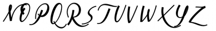 Cursive Signa Script Bold Italic Font UPPERCASE