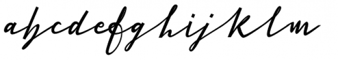 Cursive Signa Script Bold Italic Font LOWERCASE