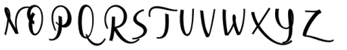 Cursive Signa Script Bold Font UPPERCASE