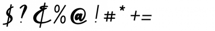 Cursive Signa Script Extra Black Oblique Font OTHER CHARS