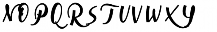 Cursive Signa Script Extra Black Oblique Font UPPERCASE