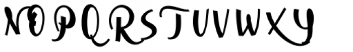 Cursive Signa Script Extra Black Font UPPERCASE