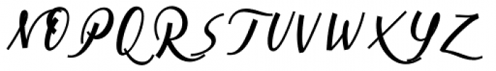 Cursive Signa Script Extra Bold Italic Font UPPERCASE