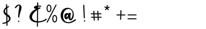 Cursive Signa Script Extra Bold Font OTHER CHARS