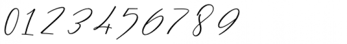 Cursive Signa Script Light Italic Font OTHER CHARS