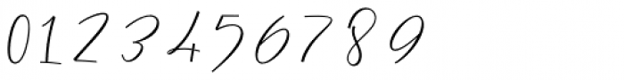 Cursive Signa Script Light Oblique Font OTHER CHARS