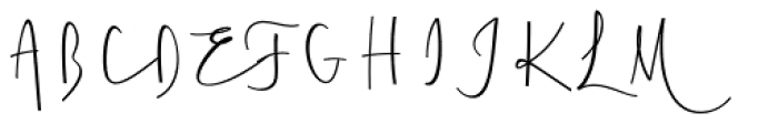 Cursive Signa Script Light Font UPPERCASE