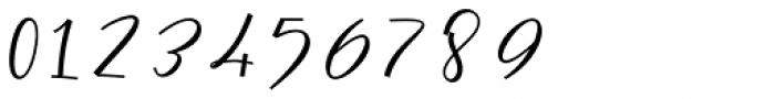 Cursive Signa Script Medium Oblique Font OTHER CHARS