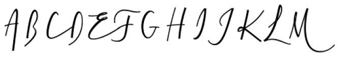 Cursive Signa Script Oblique R Font UPPERCASE