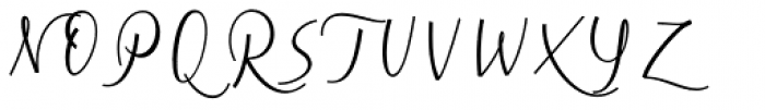 Cursive Signa Script Oblique R Font UPPERCASE