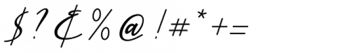 Cursive Signa Script Semi Bold Italic Font OTHER CHARS