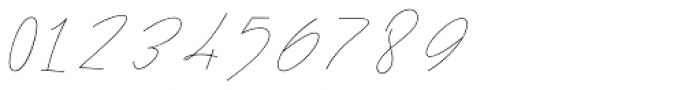 Cursive Signa Script Thin Italic Font OTHER CHARS