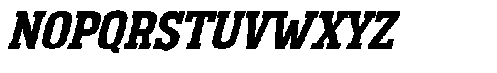 Curve Breaker Italic Font UPPERCASE