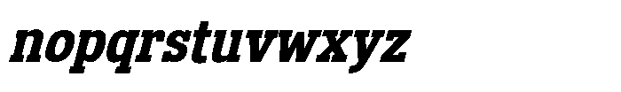 Curve Breaker Italic Font LOWERCASE