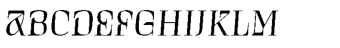 Curve Display Light-Italic Font UPPERCASE