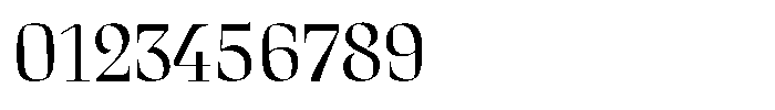 Curve Display Light Font OTHER CHARS