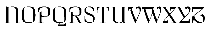 Curve Display Light Font UPPERCASE