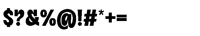 Curve Retro Font OTHER CHARS
