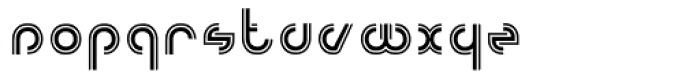 Curves Accent Font LOWERCASE