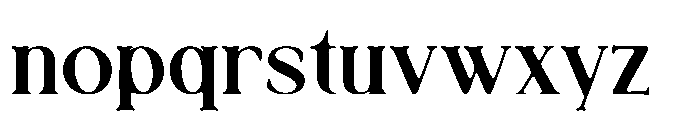 Curvus Bold Font LOWERCASE