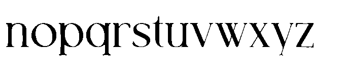 Curvus Regular Font LOWERCASE