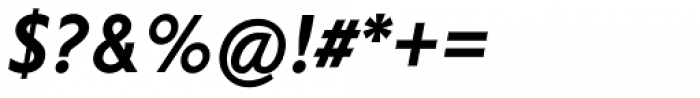 Curwen Sans Bold Oblique Font OTHER CHARS