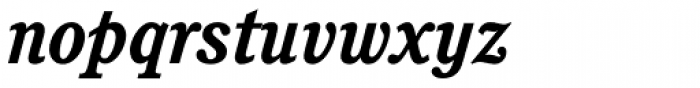 Cushing Bold Italic Font LOWERCASE