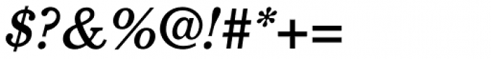 Cushing Medium Italic Font OTHER CHARS