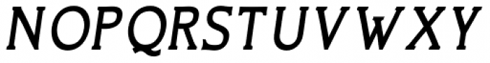 CushingTwo Bold Oblique Font UPPERCASE
