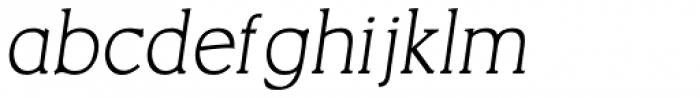 CushingTwo Book Oblique Font LOWERCASE