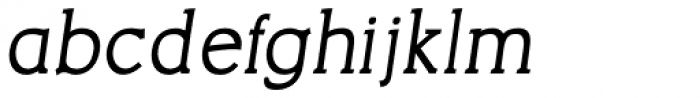 CushingTwo Demi Oblique Font LOWERCASE