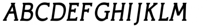 CushingTwo Oldstyle Bold Italic Font UPPERCASE