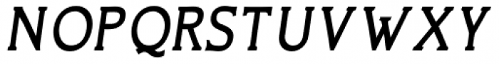 CushingTwo Oldstyle Bold Italic Font UPPERCASE