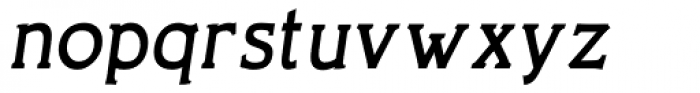 CushingTwo Oldstyle Bold Italic Font LOWERCASE