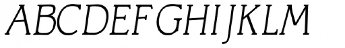 CushingTwo Oldstyle Italic Font UPPERCASE