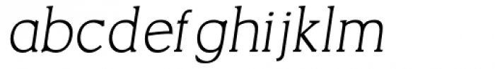 CushingTwo Oldstyle Italic Font LOWERCASE
