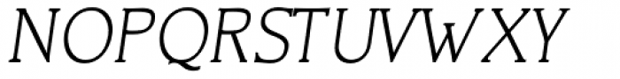 CushingTwo SmCaps Italic Font UPPERCASE