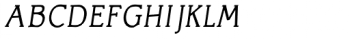 CushingTwo SmCaps Italic Font LOWERCASE
