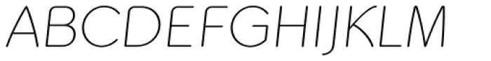 Cushy Thin Italic Font UPPERCASE