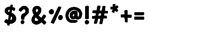 Custard Cream Font OTHER CHARS