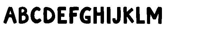 Custard Cream Font UPPERCASE