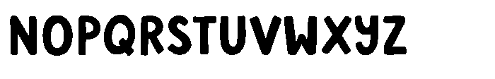 Custard Cream Font UPPERCASE