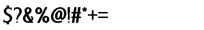 Custom Culture Regular Font OTHER CHARS