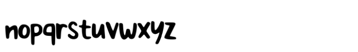 Cute Blog Marker Font LOWERCASE