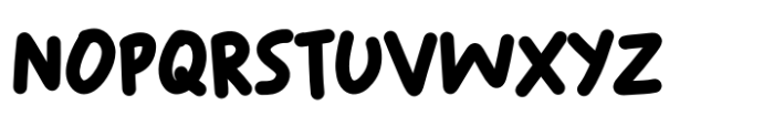 Cute Handwriting Font UPPERCASE